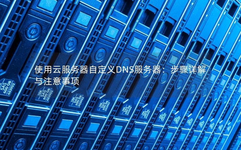 使用云服务器自定义DNS服务器：步骤详解与注意事项