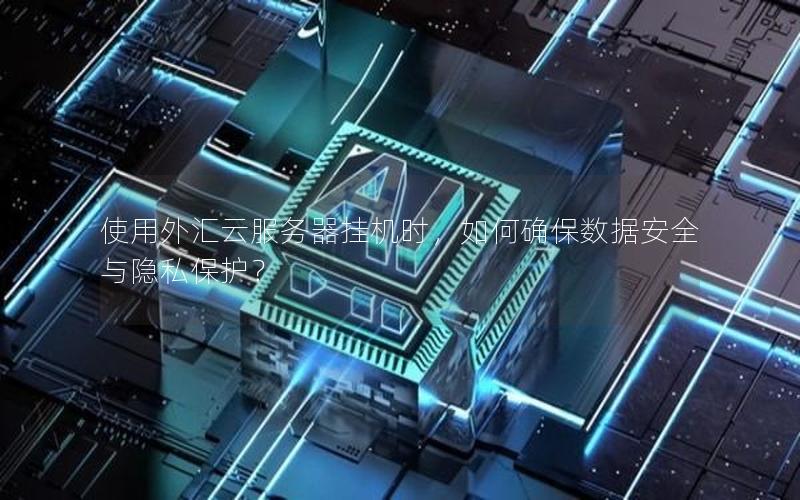 使用外汇云服务器挂机时，如何确保数据安全与隐私保护？