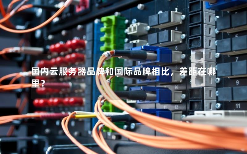 国内云服务器品牌和国际品牌相比，差距在哪里？
