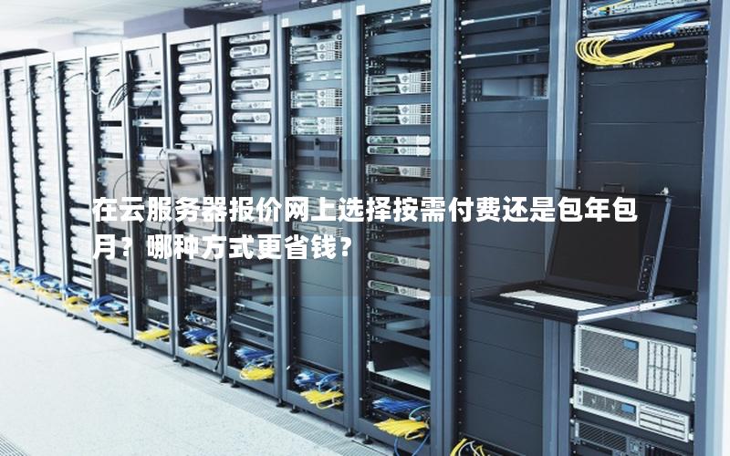 在云服务器报价网上选择按需付费还是包年包月？哪种方式更省钱？