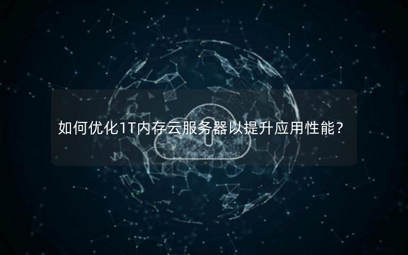如何优化1T内存云服务器以提升应用性能？
