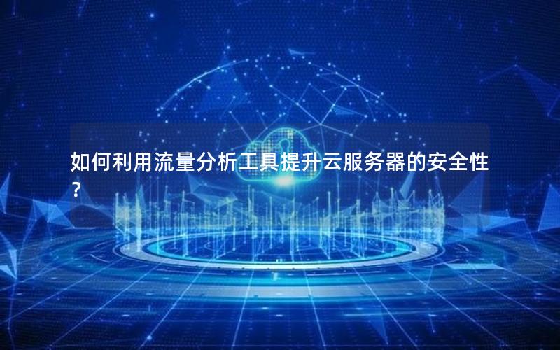 如何利用流量分析工具提升云服务器的安全性？
