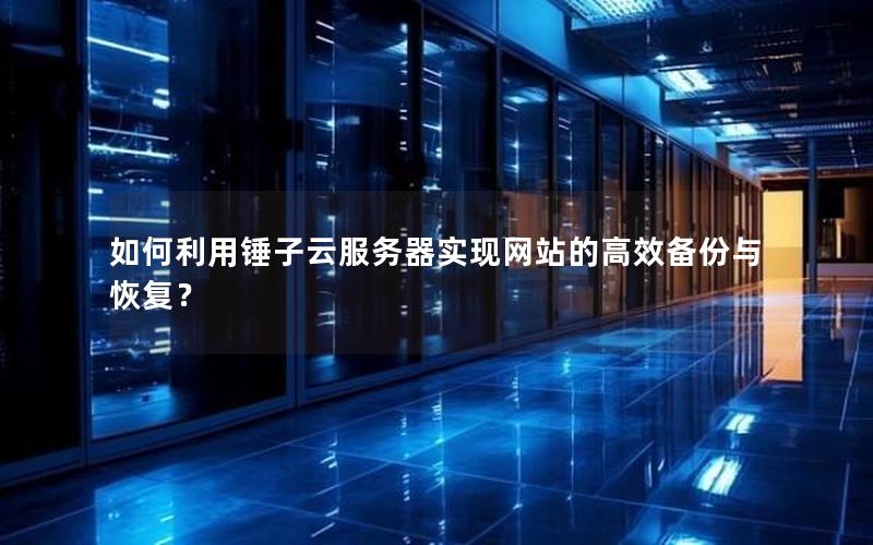 如何利用锤子云服务器实现网站的高效备份与恢复？