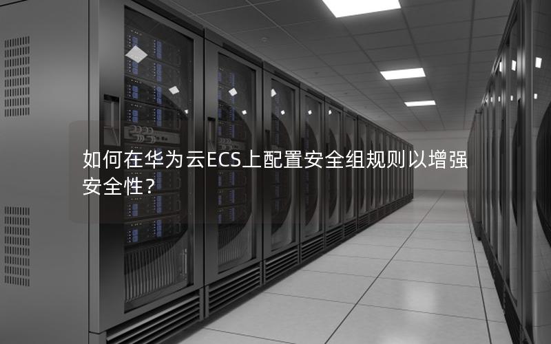 如何在华为云ECS上配置安全组规则以增强安全性？