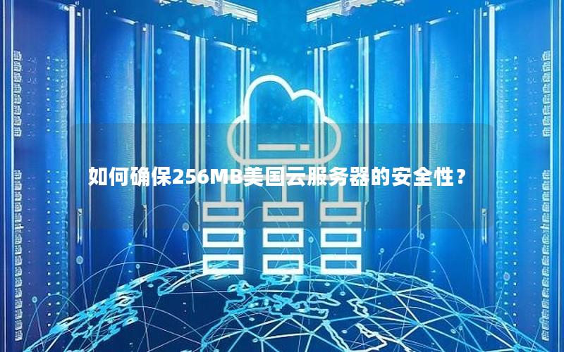 如何确保256MB美国云服务器的安全性？