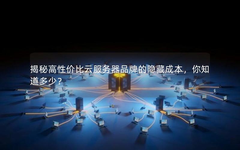 揭秘高性价比云服务器品牌的隐藏成本，你知道多少？