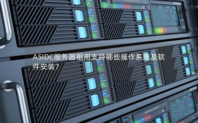 A5IDC服务器租用支持哪些操作系统及软件安装？