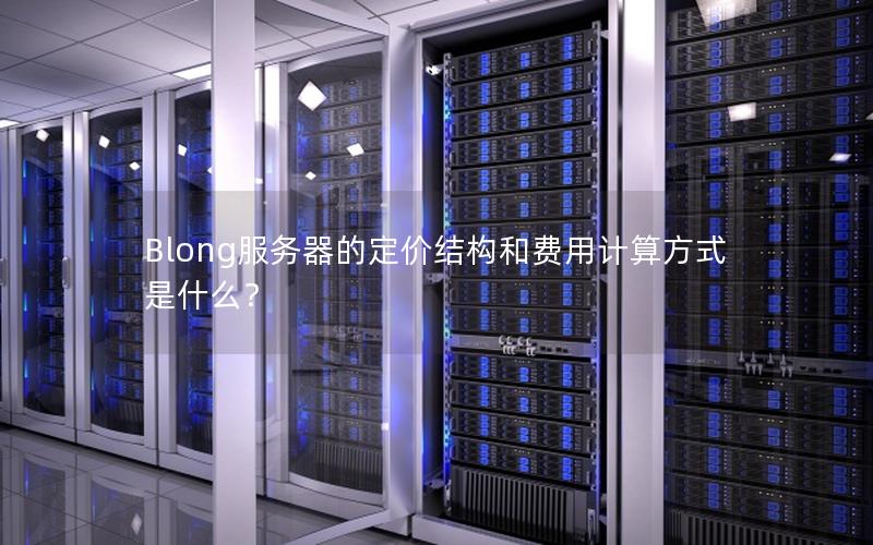 Blong服务器的定价结构和费用计算方式是什么？