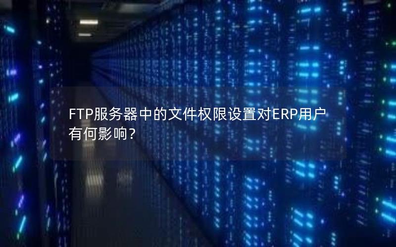 FTP服务器中的文件权限设置对ERP用户有何影响？