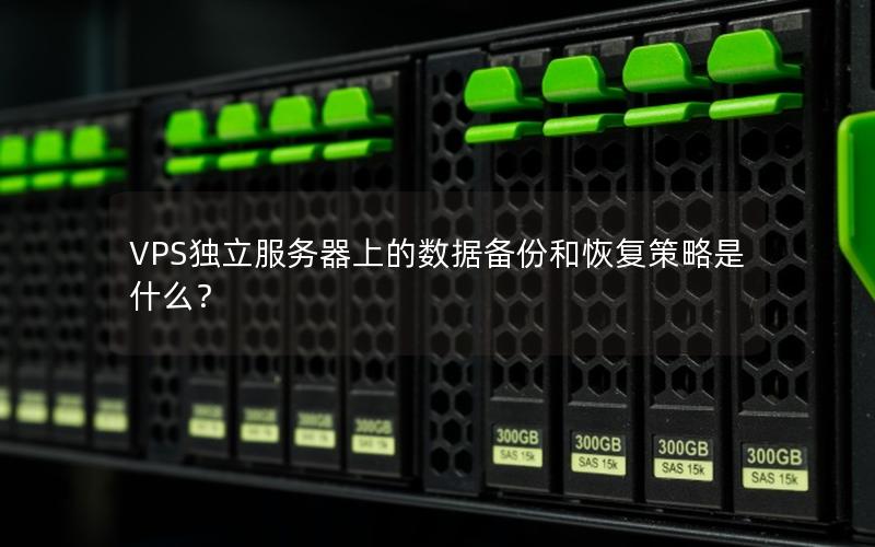 VPS独立服务器上的数据备份和恢复策略是什么？