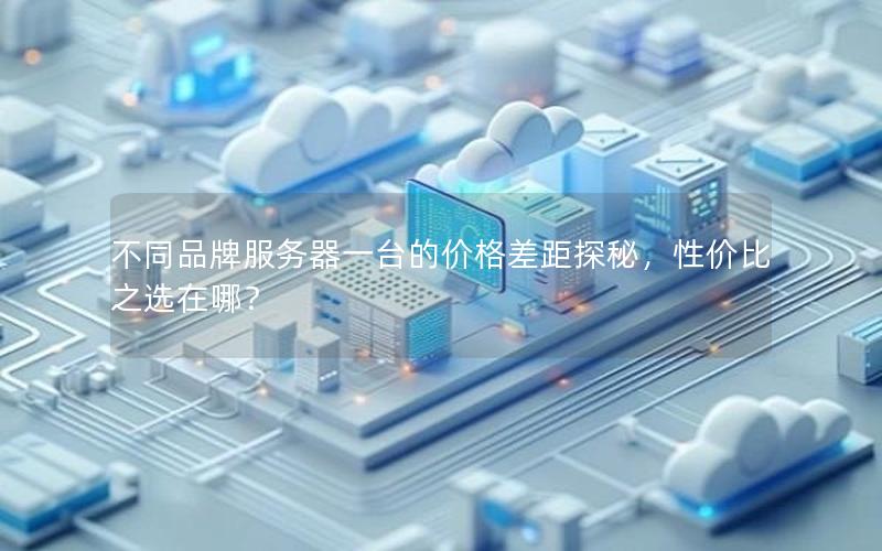 不同品牌服务器一台的价格差距探秘，性价比之选在哪？