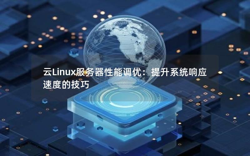 云Linux服务器性能调优：提升系统响应速度的技巧