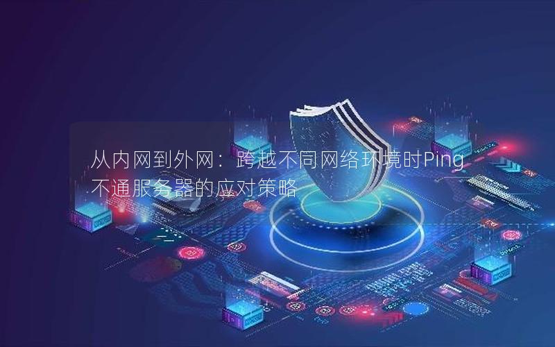 从内网到外网：跨越不同网络环境时Ping不通服务器的应对策略