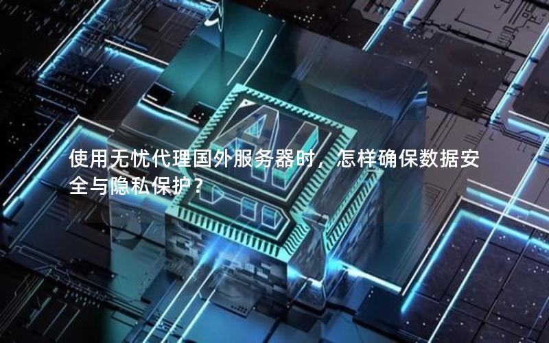 使用无忧代理国外服务器时，怎样确保数据安全与隐私保护？