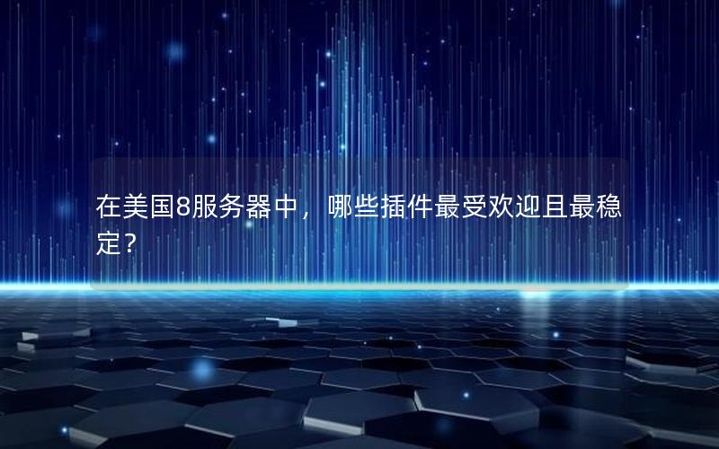 在美国8服务器中，哪些插件最受欢迎且最稳定？