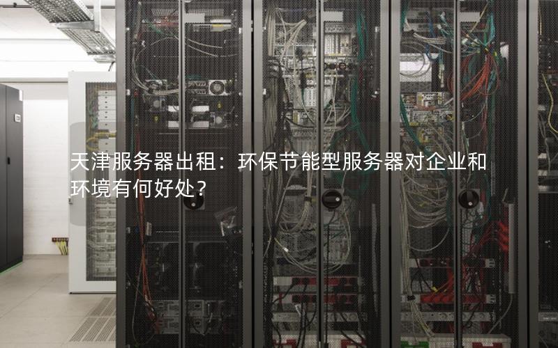 天津服务器出租：环保节能型服务器对企业和环境有何好处？