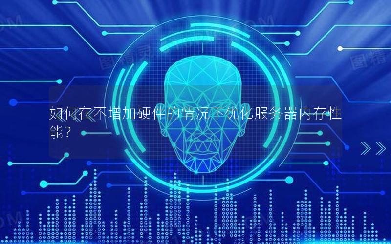 如何在不增加硬件的情况下优化服务器内存性能？
