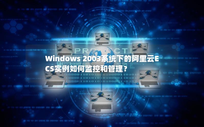 Windows 2003系统下的阿里云ECS实例如何监控和管理？