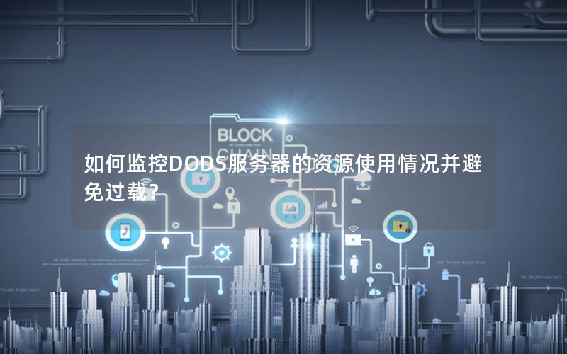 如何监控DODS服务器的资源使用情况并避免过载？