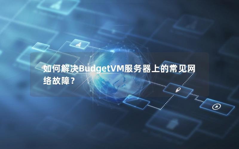 如何解决BudgetVM服务器上的常见网络故障？