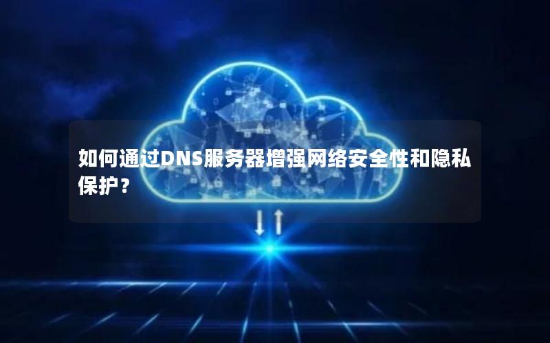 如何通过DNS服务器增强网络安全性和隐私保护？