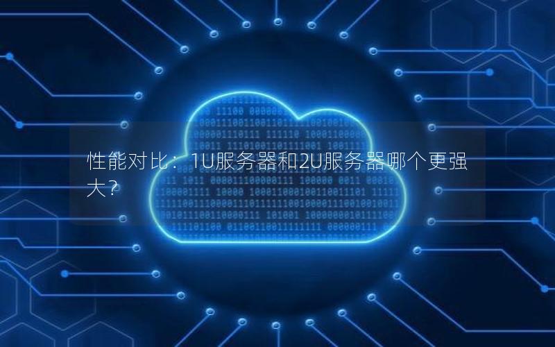 性能对比：1U服务器和2U服务器哪个更强大？