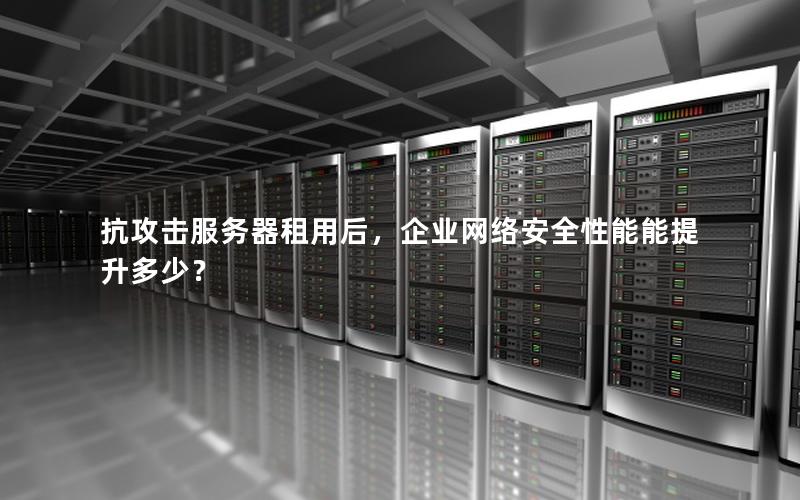 抗攻击服务器租用后，企业网络安全性能能提升多少？