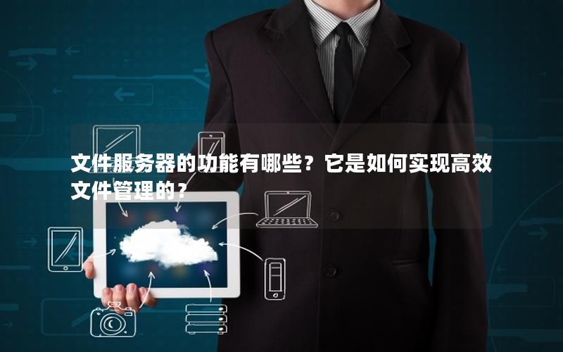 文件服务器的功能有哪些？它是如何实现高效文件管理的？