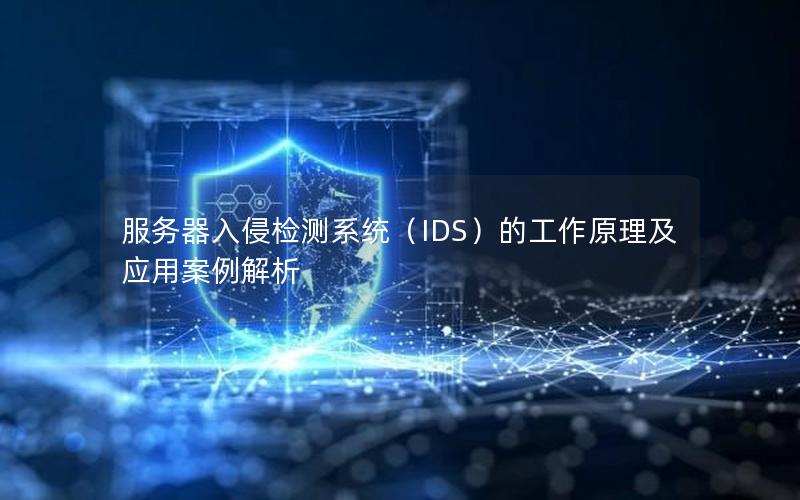 服务器入侵检测系统（IDS）的工作原理及应用案例解析