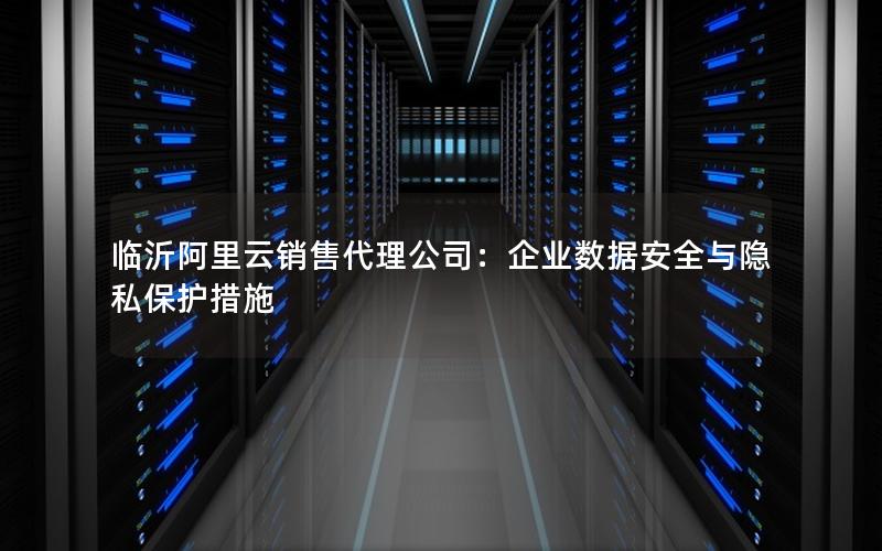 临沂阿里云销售代理公司：企业数据安全与隐私保护措施