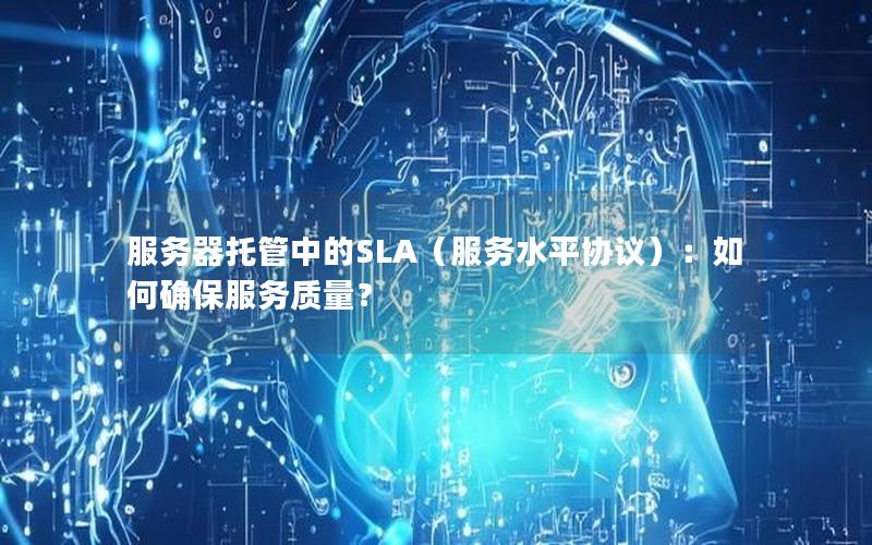 服务器托管中的SLA（服务水平协议）：如何确保服务质量？