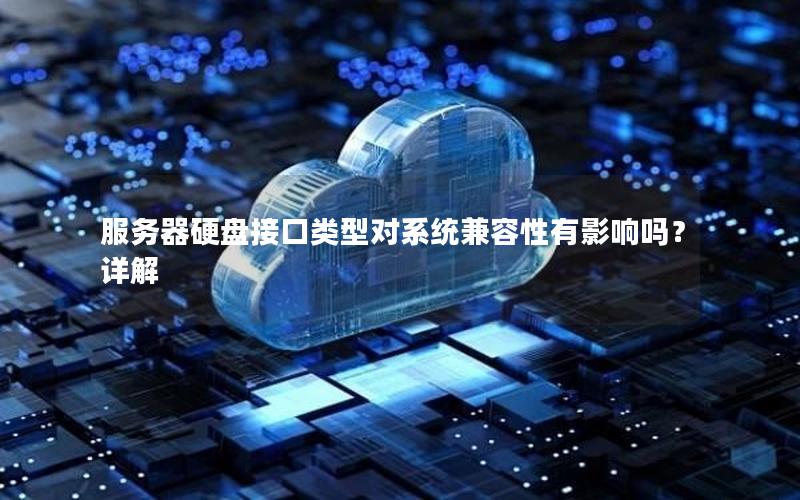 服务器硬盘接口类型对系统兼容性有影响吗？详解