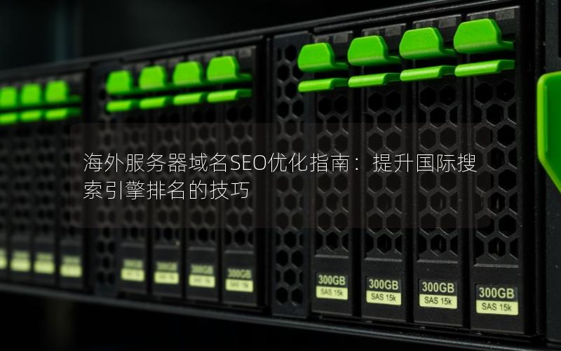 海外服务器域名SEO优化指南：提升国际搜索引擎排名的技巧
