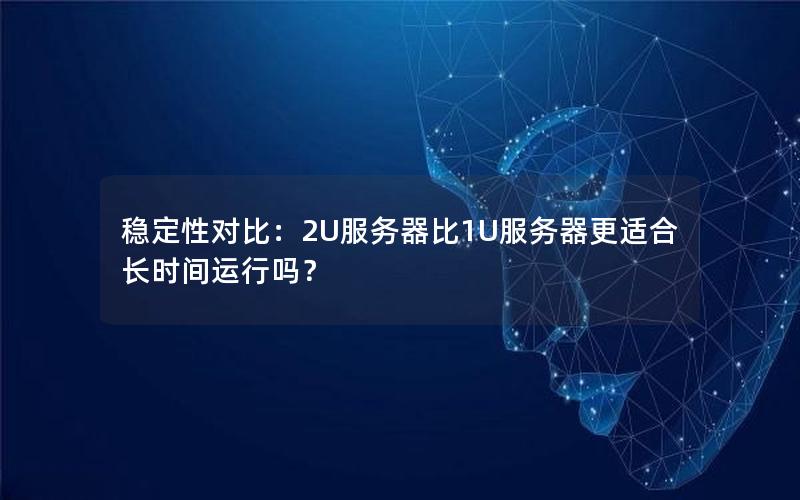 稳定性对比：2U服务器比1U服务器更适合长时间运行吗？