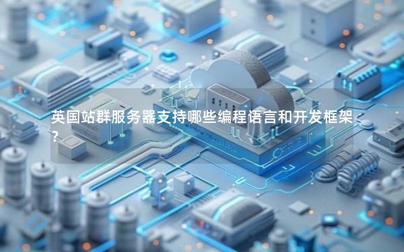 英国站群服务器支持哪些编程语言和开发框架？