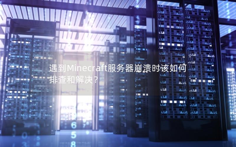 遇到Minecraft服务器崩溃时该如何排查和解决？