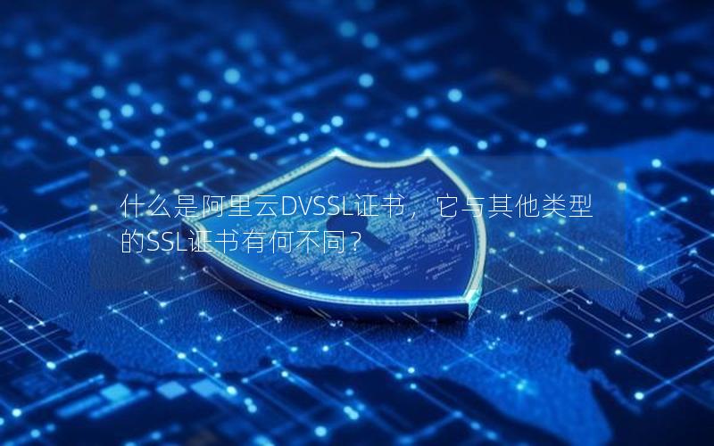什么是阿里云DVSSL证书，它与其他类型的SSL证书有何不同？