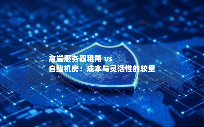 高端服务器租用 vs 自建机房：成本与灵活性的较量