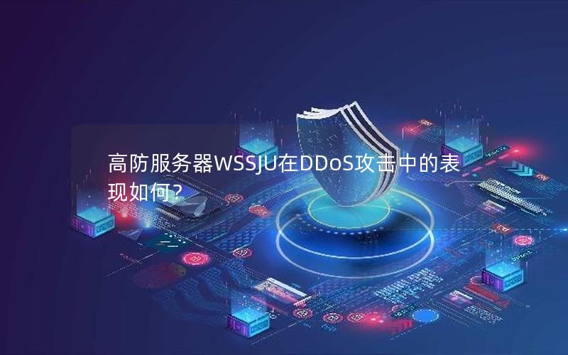 高防服务器WSSJU在DDoS攻击中的表现如何？