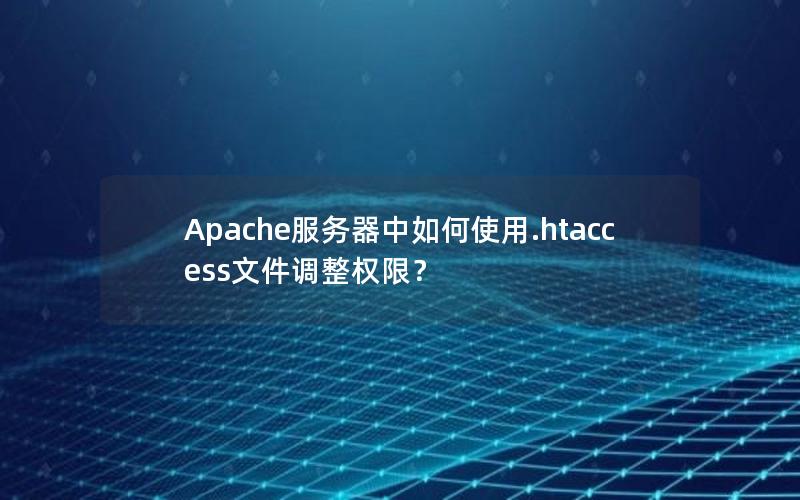Apache服务器中如何使用.htaccess文件调整权限？