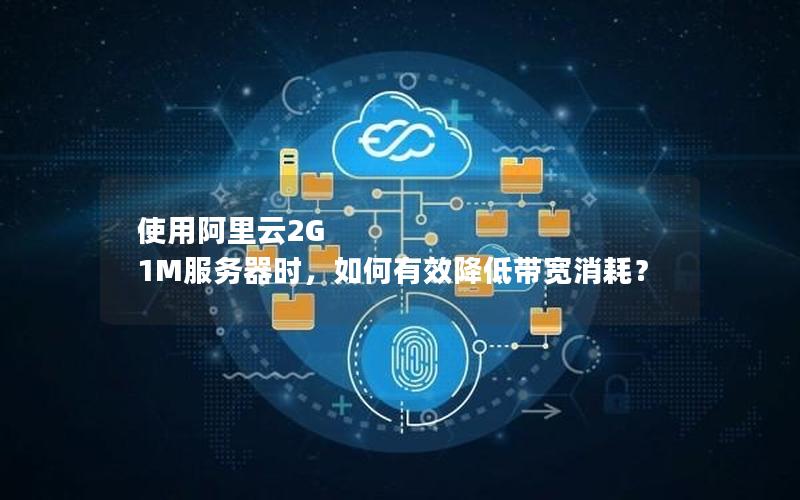 使用阿里云2G 1M服务器时，如何有效降低带宽消耗？