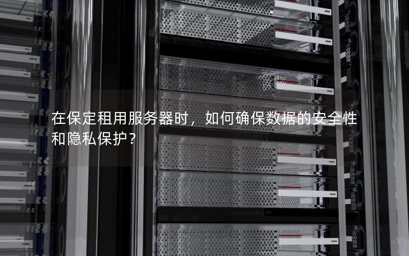 在保定租用服务器时，如何确保数据的安全性和隐私保护？