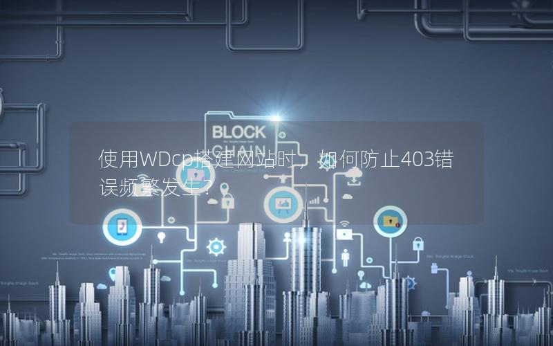 使用WDcp搭建网站时，如何防止403错误频繁发生？