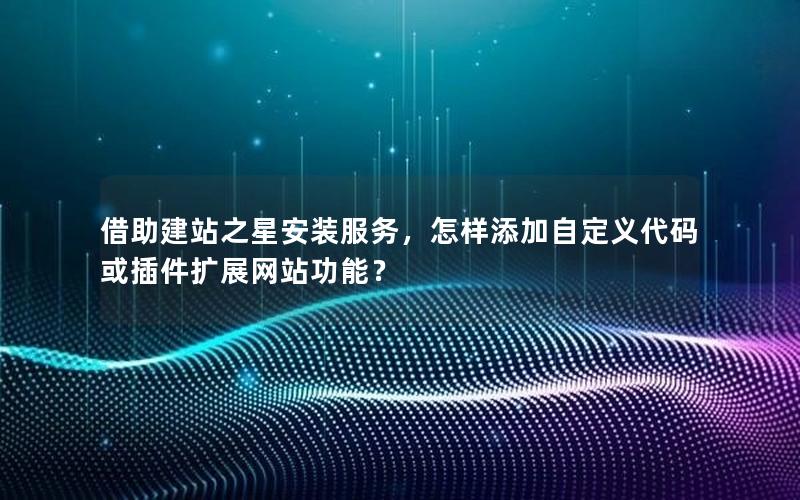 借助建站之星安装服务，怎样添加自定义代码或插件扩展网站功能？