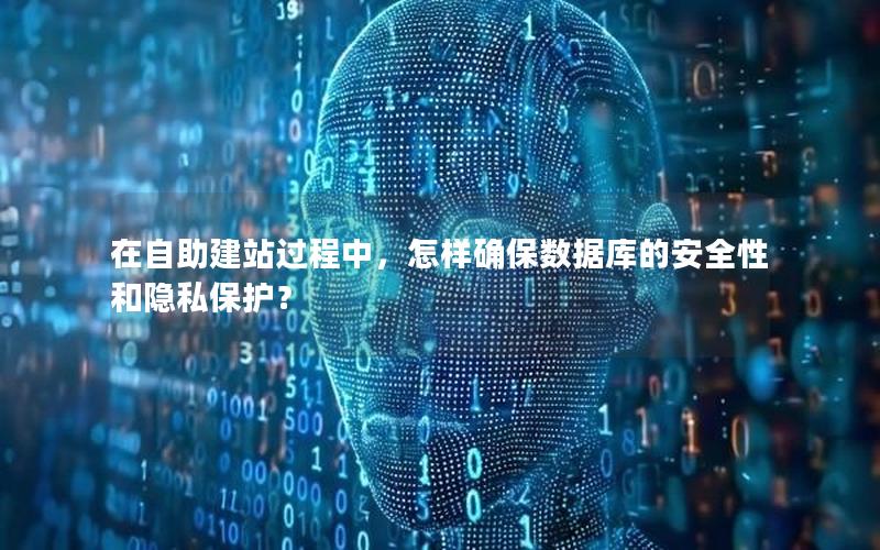 在自助建站过程中，怎样确保数据库的安全性和隐私保护？