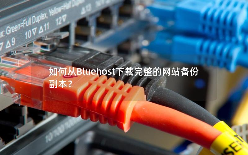 如何从Bluehost下载完整的网站备份副本？