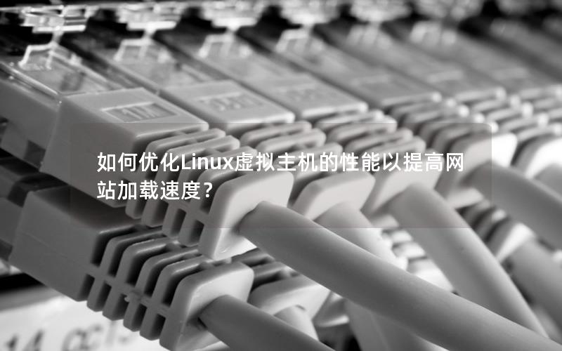 如何优化Linux虚拟主机的性能以提高网站加载速度？