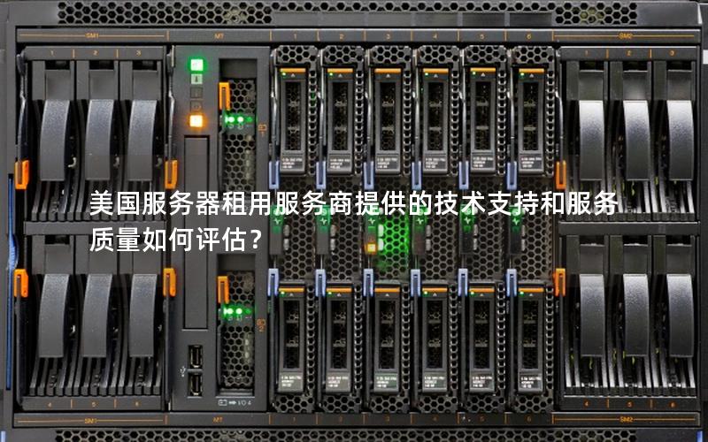 美国服务器租用服务商提供的技术支持和服务质量如何评估？