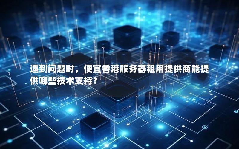 遇到问题时，便宜香港服务器租用提供商能提供哪些技术支持？