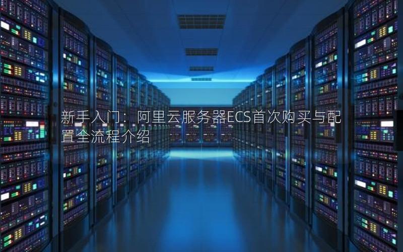 新手入门：阿里云服务器ECS首次购买与配置全流程介绍